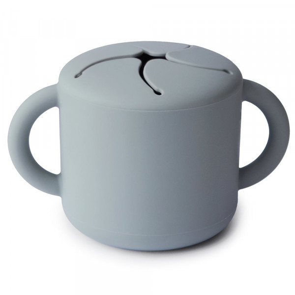 MUSHIE SILIKON SNACK CUP - STONE