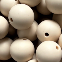 Silikonperle Rund "Beige" 15mm