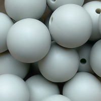 Silikonperle Rund "Salbei" 15mm