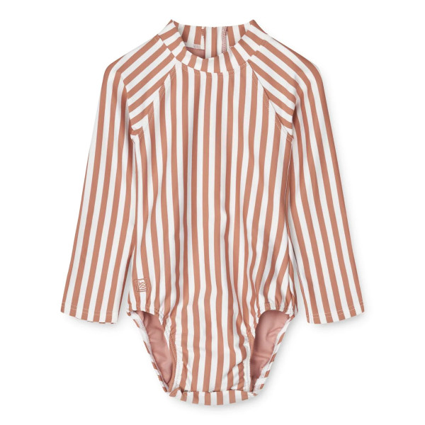 Liewood | Maxime Baby Badeanzug / Tuscany rose / Creme de la creme