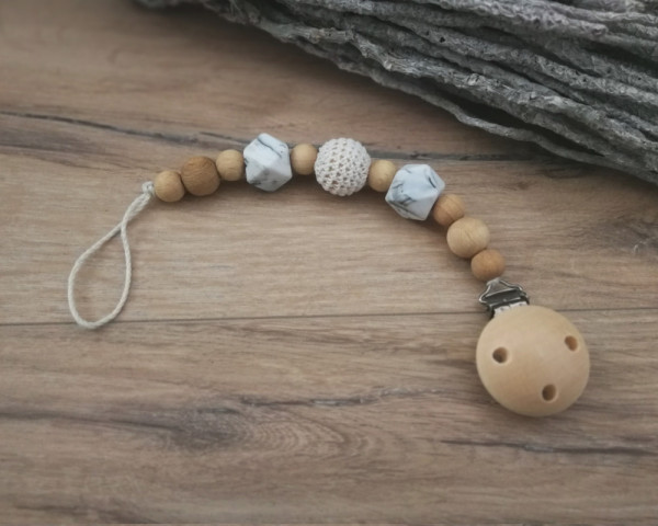Schnullerkette "Stella"