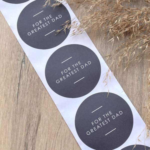 10 AUFKLEBER - FOR THE GREATEST DAD