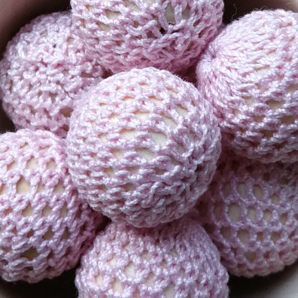 Häkelperle Pastellrosa