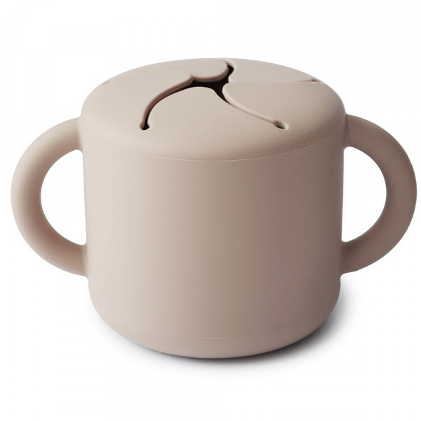 MUSHIE SILIKON SNACK CUP - SAND