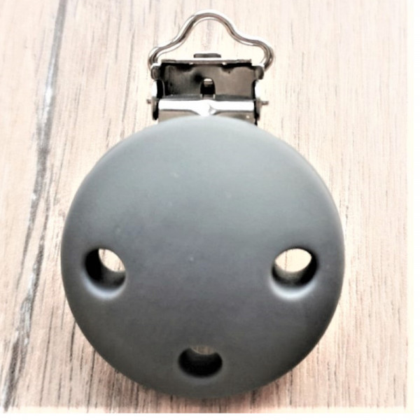 Silikonclip Anthrazit