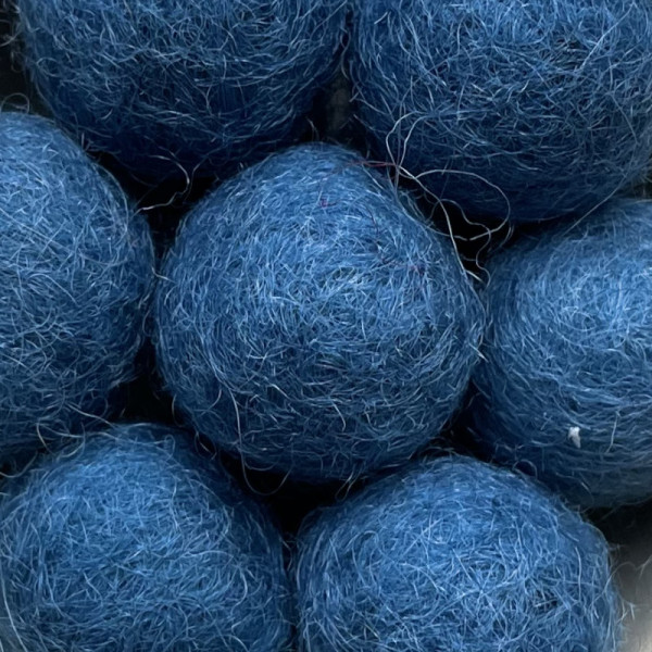 FILZPERLE "MITTELBLAU"