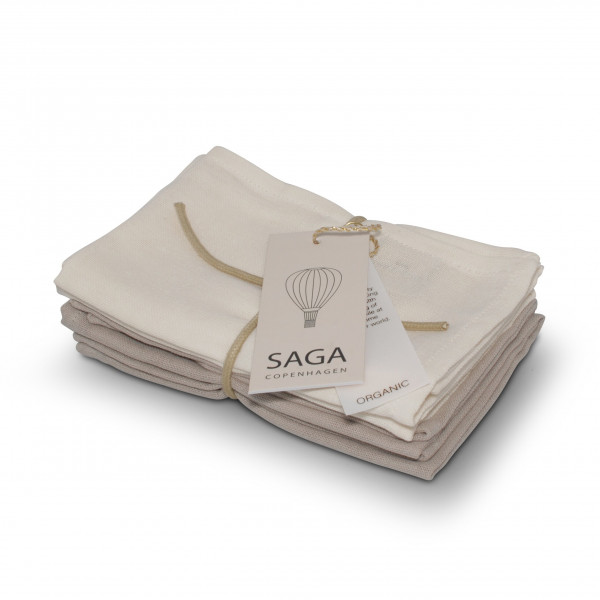 WASCHLAPPEN / SPUCKTUCH MULLTUCH IVORY / BEIGE