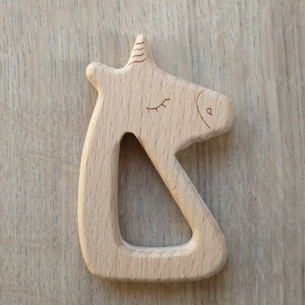 Holzanhänger Einhorn