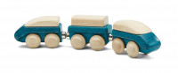 Plan Toys - Schnellzug mit 2 Wagons