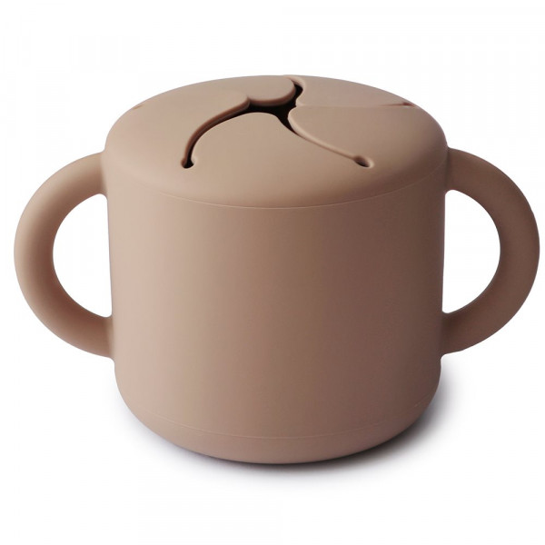 MUSHIE SILIKON SNACK CUP - NATURAL