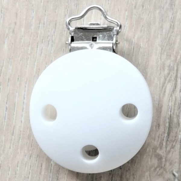 B-WARE Silikonclip Weiß