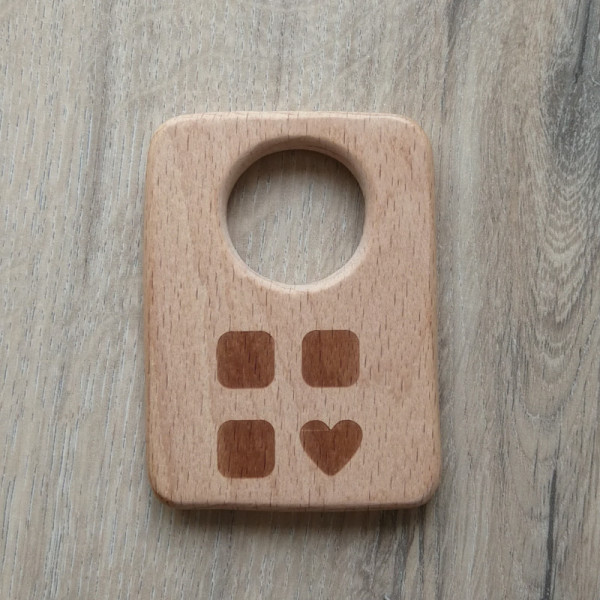 Holzanhänger Handy