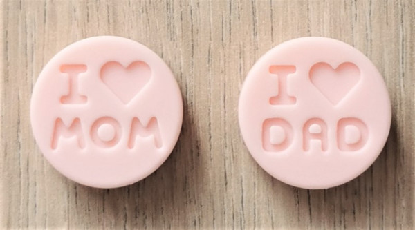 MOTIVPERLE I LOVE MUM / I LOVE DAD