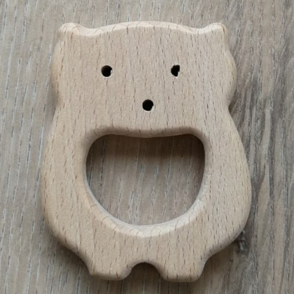 Holzanhänger Eisbär