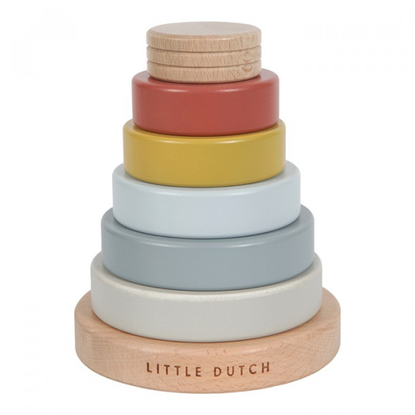 LITTLE DUTCH PURE STAPELTURM MIT RINGEN
