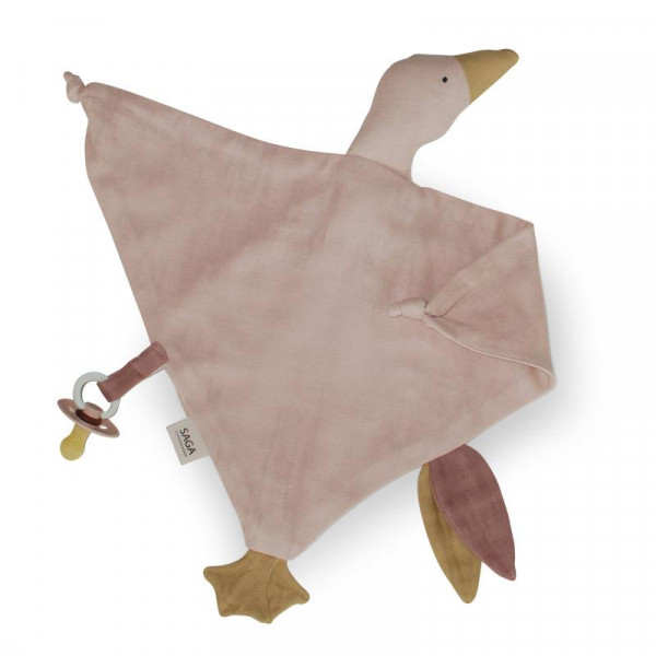 SCHMUSETUCH BLIKI - GANS "MISTY ROSE"