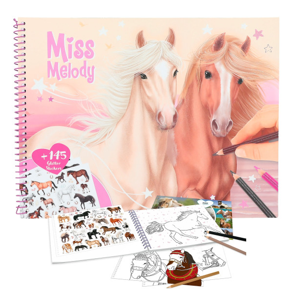 Miss Melody | Pferde Malbuch