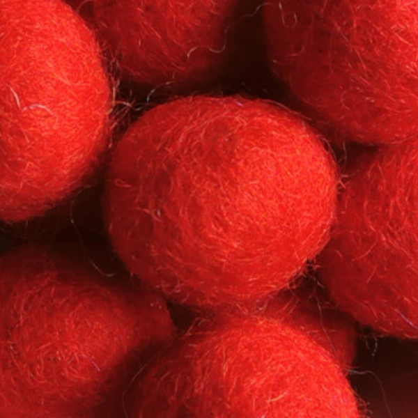 FILZPERLE "ROT"