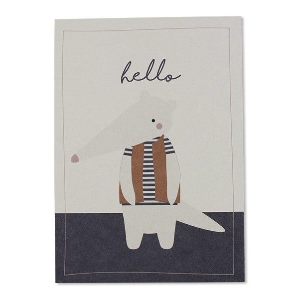 POSTKARTE "HELLO"