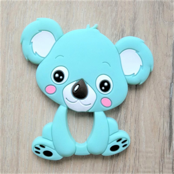 SILIKONANHÄNGER "KOALA MINTBLAU"