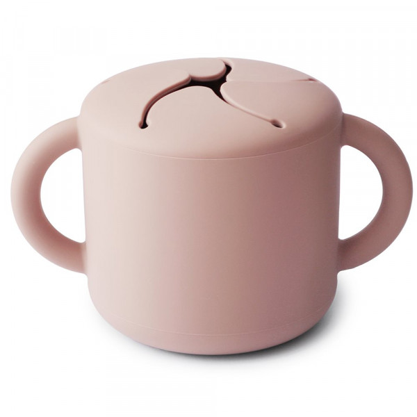 MUSHIE SILIKON SNACK CUP - BLUSH