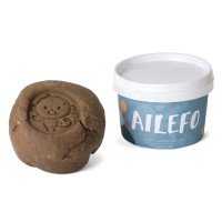 Ailefo | Bio-Knete / Knetmasse 540 Gramm Braun