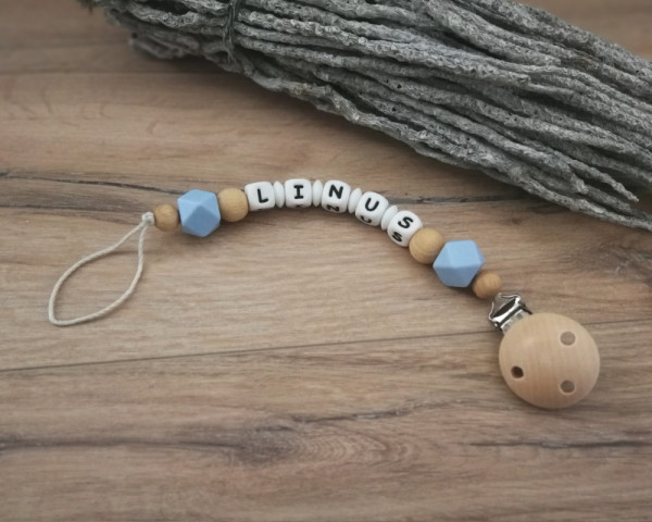 Schnullerkette "Rachel" mit Namen