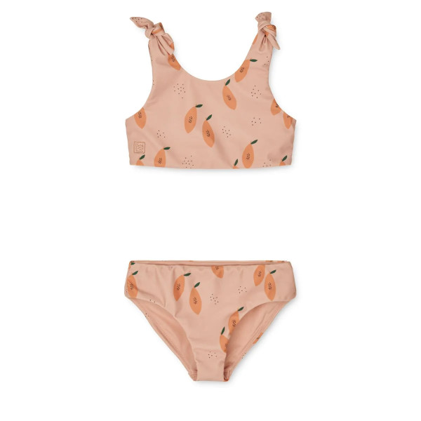 Liewood | Bow Bikini Set - Papaya / Pale tuscany Gr. 104