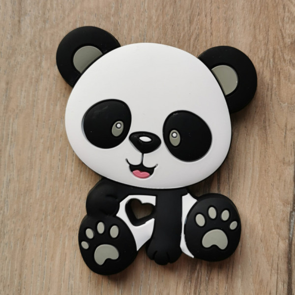Silikonanhänger Panda