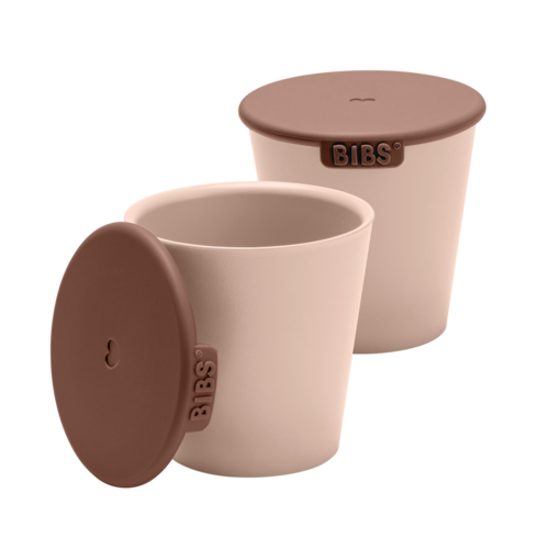 Bibs | Becher Set mit Deckel Blush