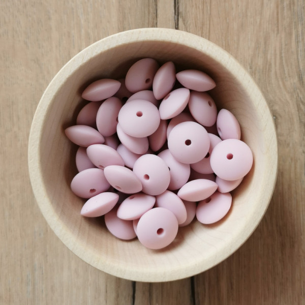 Silikonlinse Pastellrosa 10mm