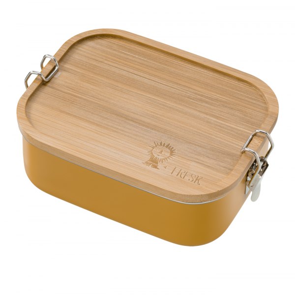 Fresk Brotdose / Lunchbox "Amber Gold / Gelb Löwe"